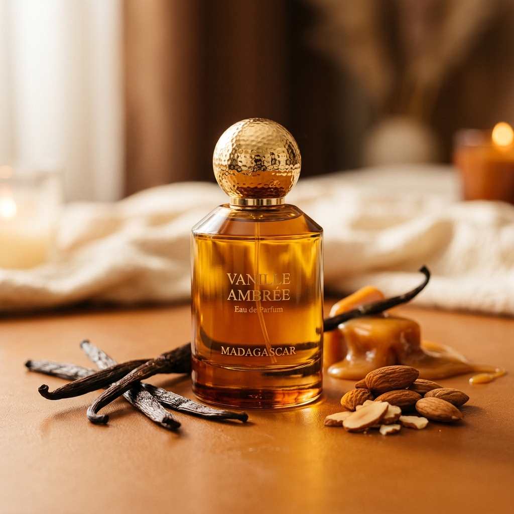عطر الفانيليا الذهبية الدافئ